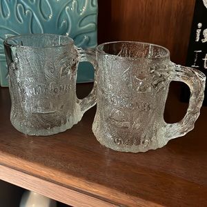 Flintstone Frosted McDonald’s Coffee Mugs